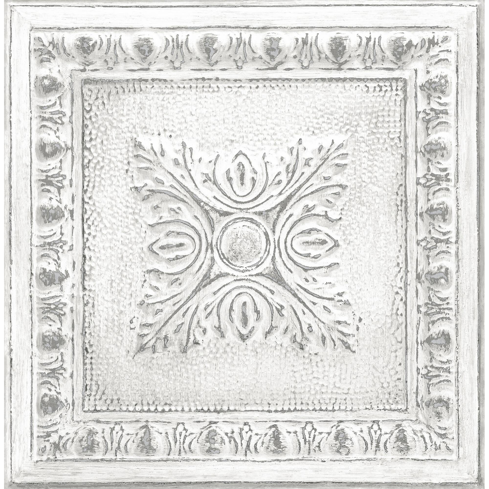 NuWallpaper Reclaimed Tin Peel & Stick Wallpaper